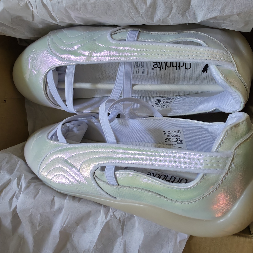 Iridescent Sneakers with Straps